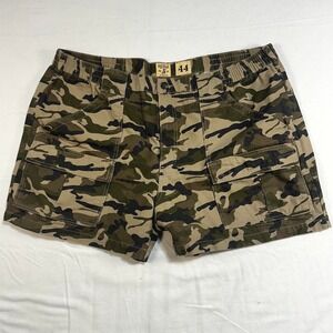 RedHead Men 44 Camo Cargo Shorts Cotton Canvas Woodland Camouflage Inseam 5 Dad